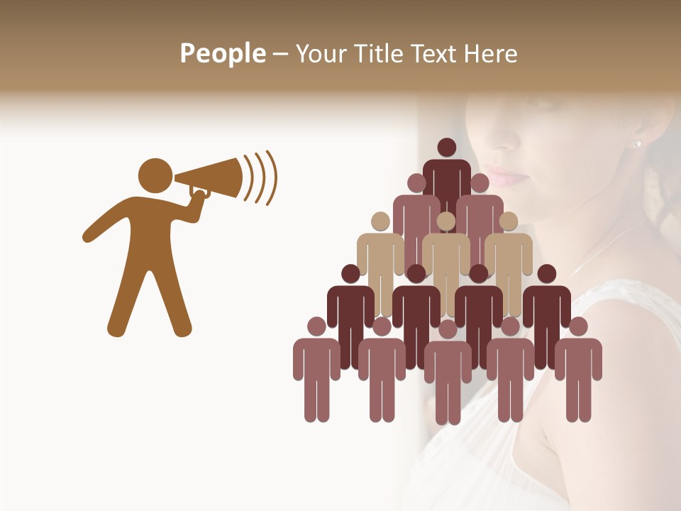 Helping Hand Grandmother Finger PowerPoint Template