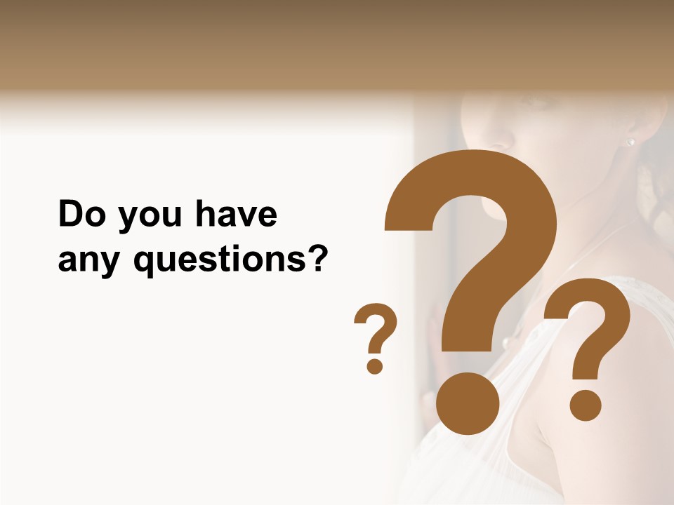 Helping Hand Grandmother Finger PowerPoint Template