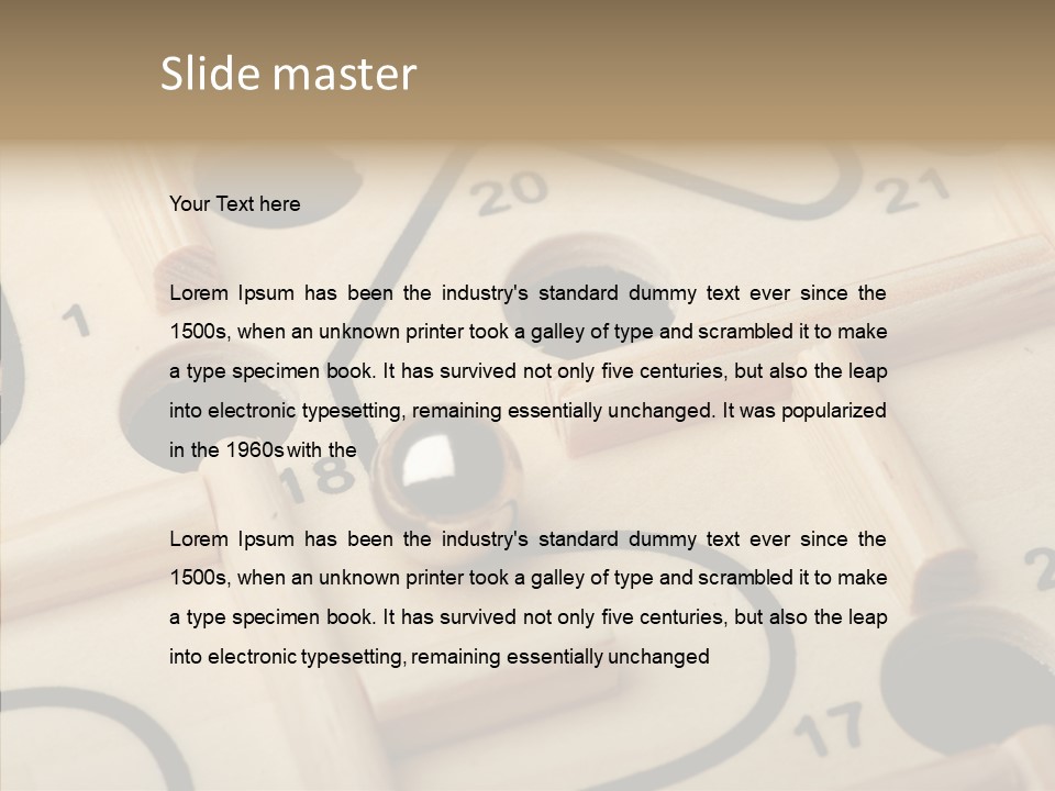 Female Aging Human PowerPoint Template