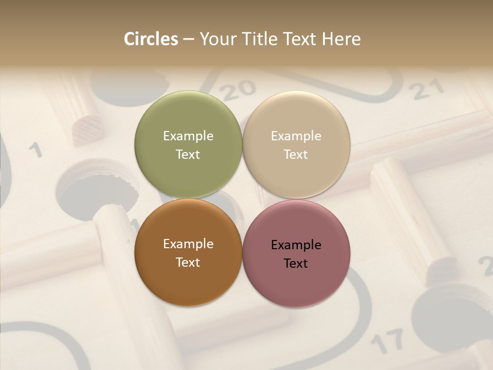 Female Aging Human PowerPoint Template