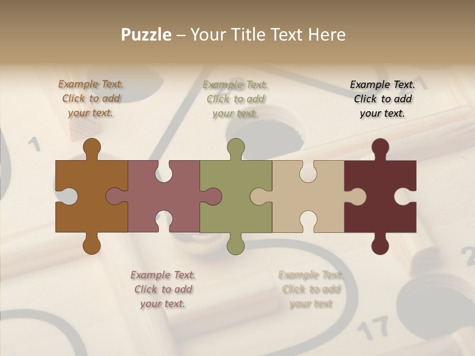 Female Aging Human PowerPoint Template