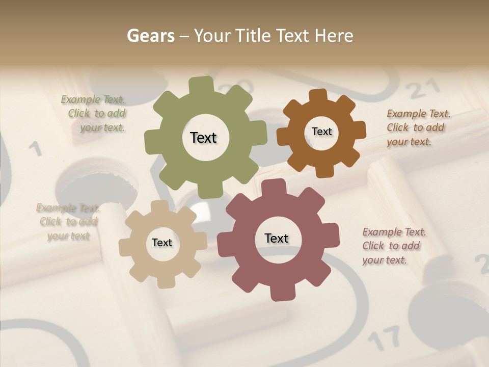 Female Aging Human PowerPoint Template