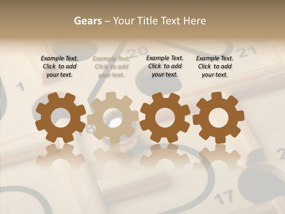 Female Aging Human PowerPoint Template