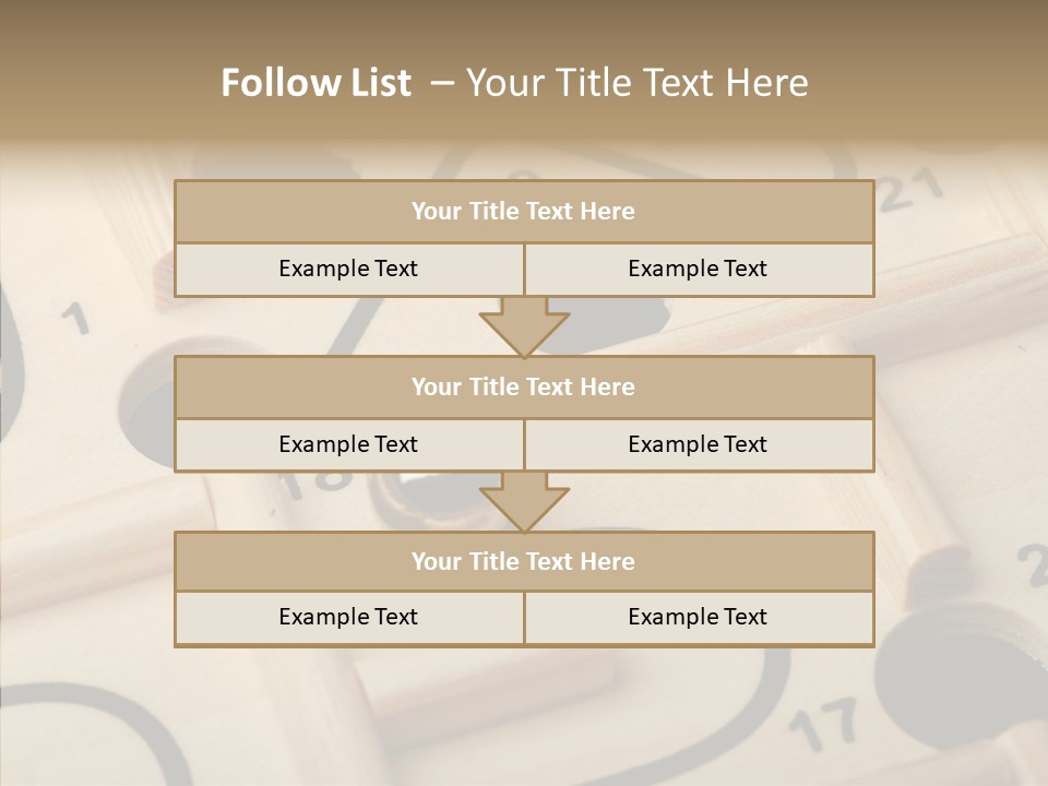 Female Aging Human PowerPoint Template