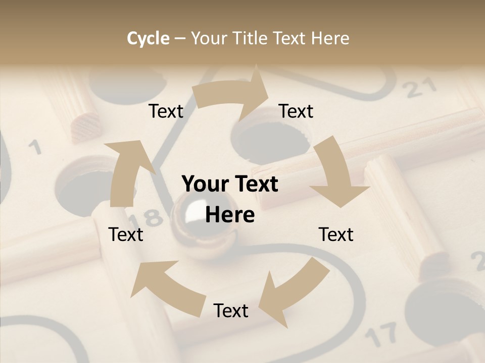 Female Aging Human PowerPoint Template