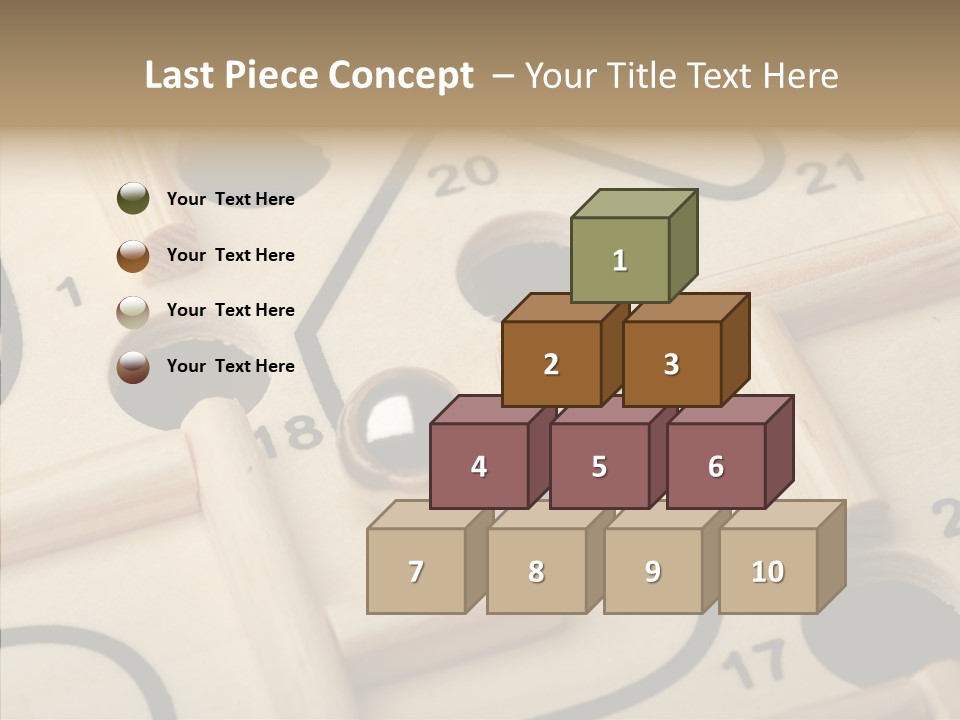 Female Aging Human PowerPoint Template