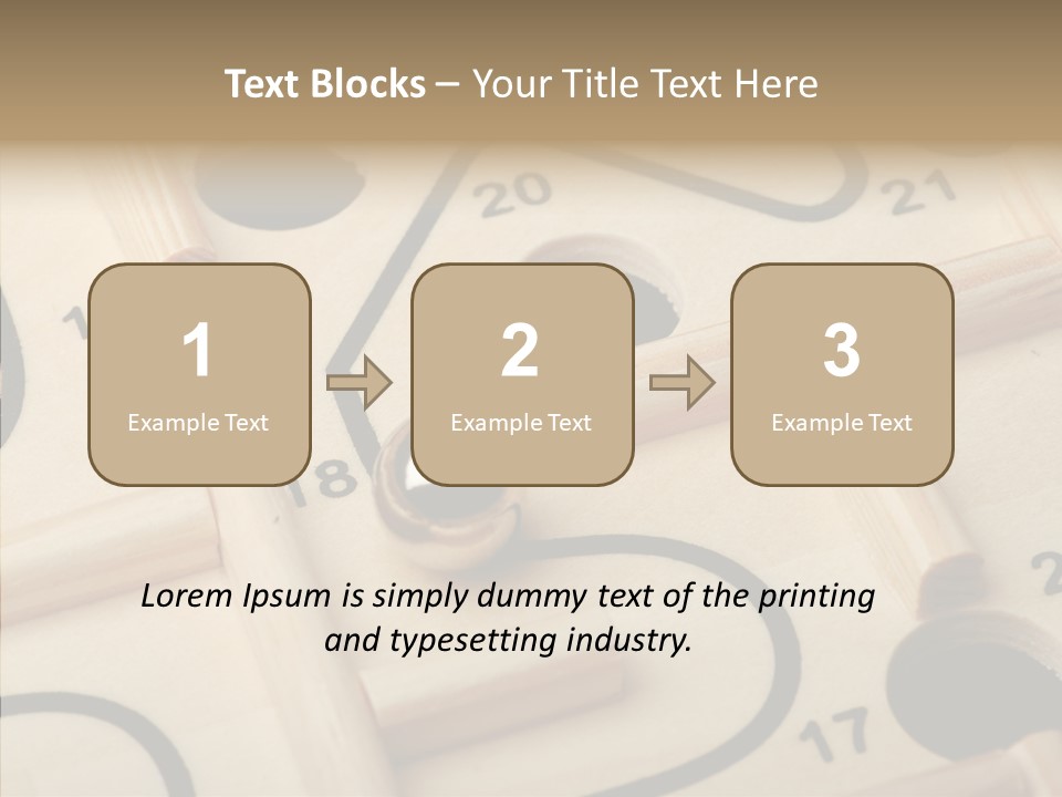 Female Aging Human PowerPoint Template