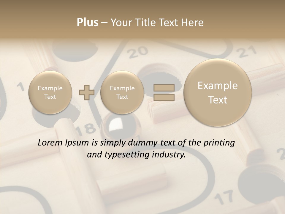 Female Aging Human PowerPoint Template