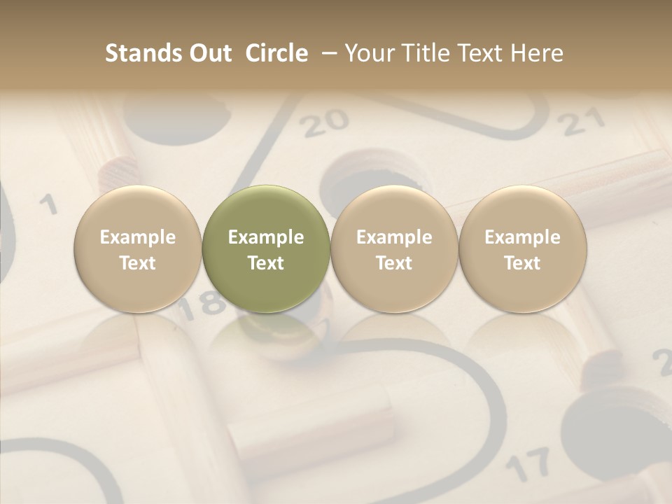 Female Aging Human PowerPoint Template