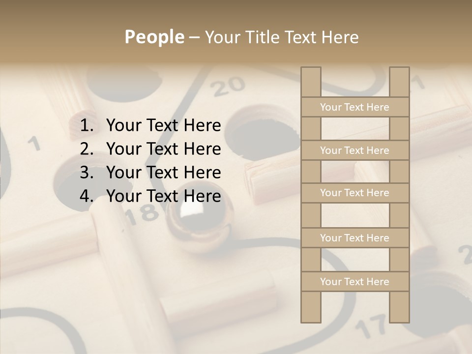 Female Aging Human PowerPoint Template
