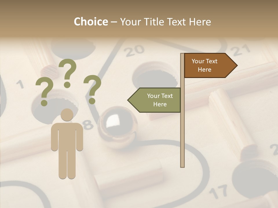 Female Aging Human PowerPoint Template