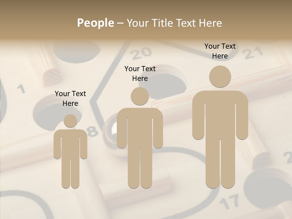 Female Aging Human PowerPoint Template