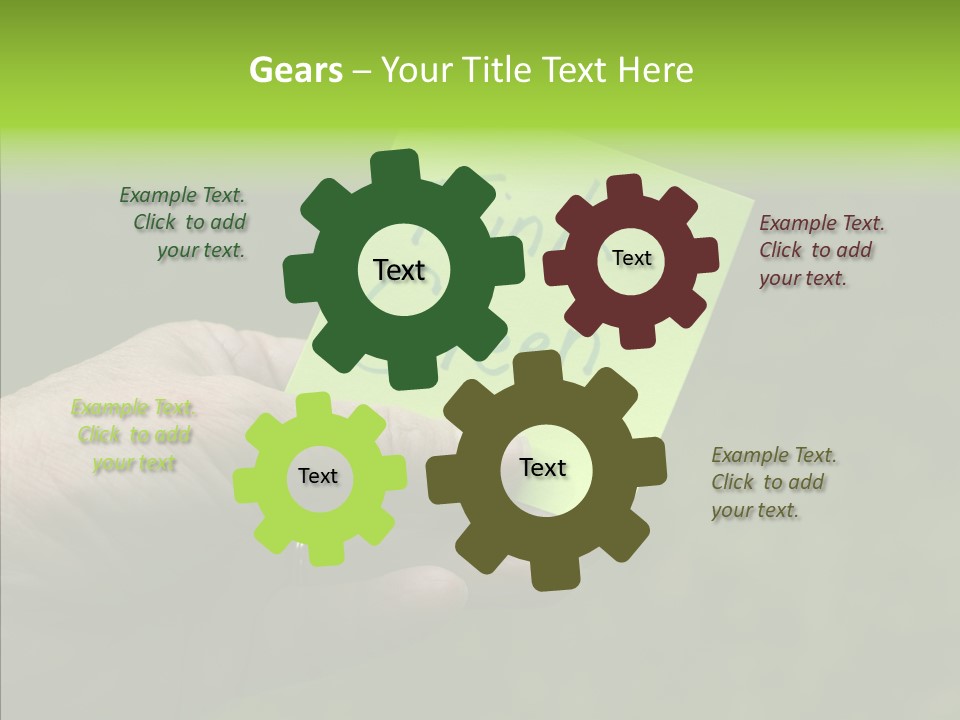 Helping Hand Elderly Help PowerPoint Template