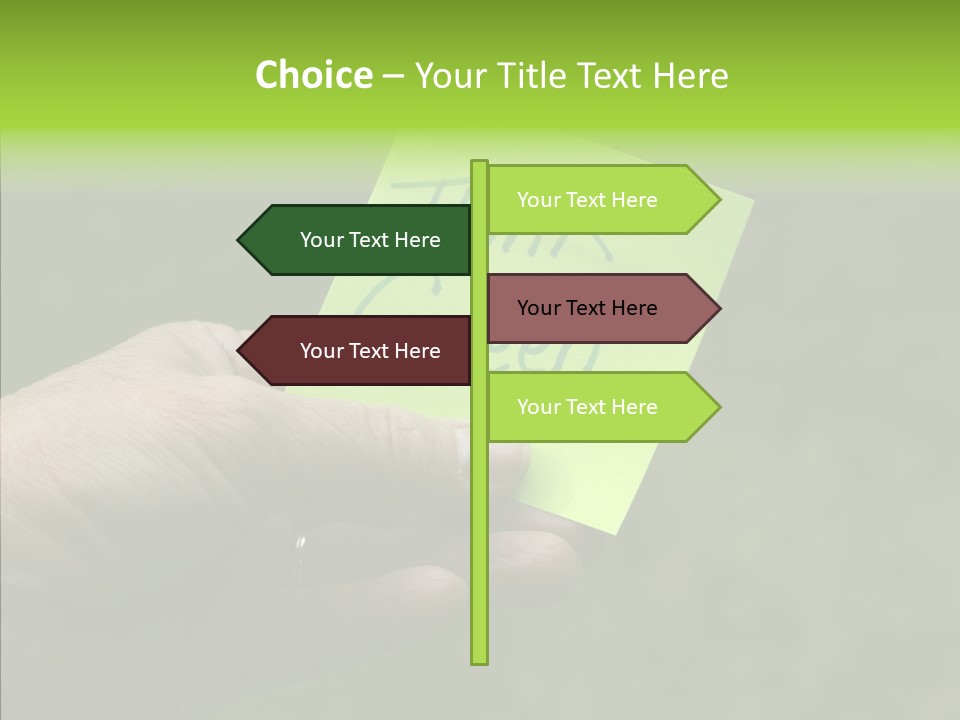 Helping Hand Elderly Help PowerPoint Template