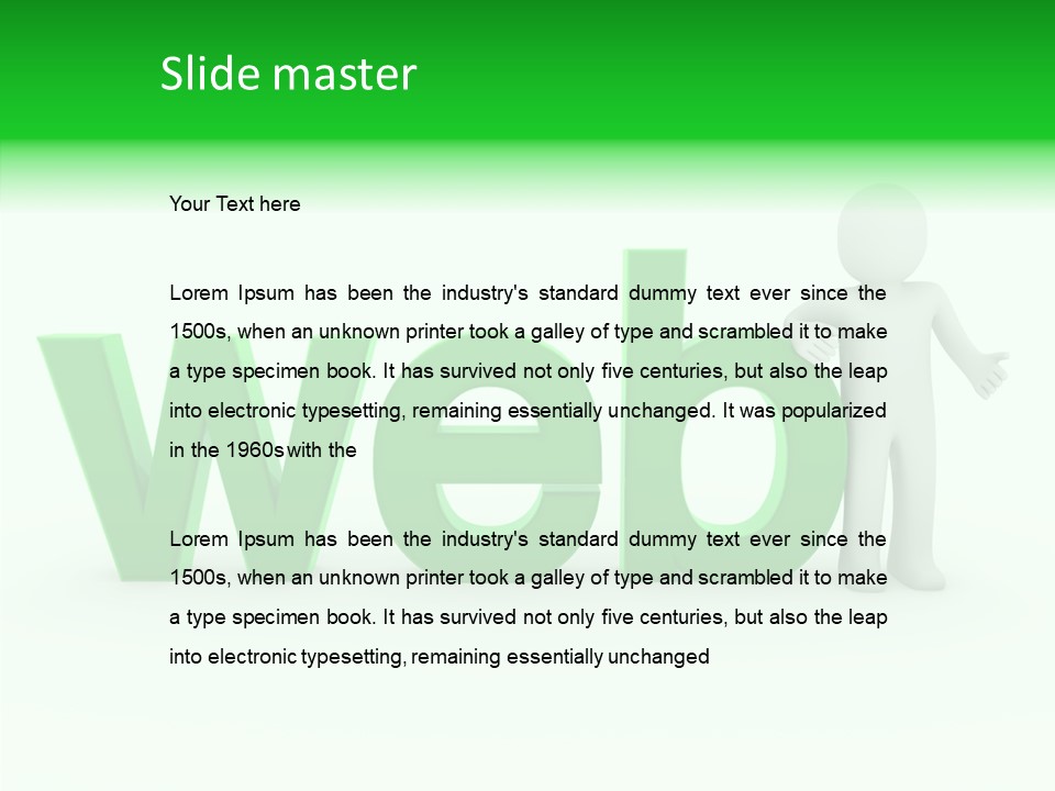 Elderly Caregiver Hold PowerPoint Template