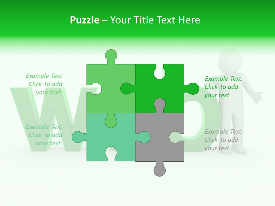 Elderly Caregiver Hold PowerPoint Template