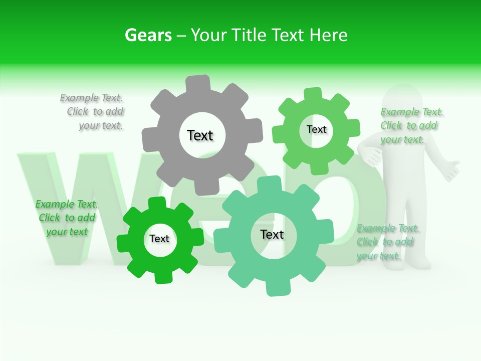 Elderly Caregiver Hold PowerPoint Template