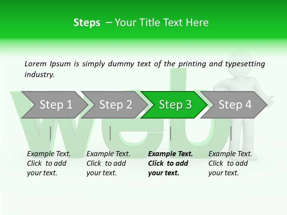 Elderly Caregiver Hold PowerPoint Template
