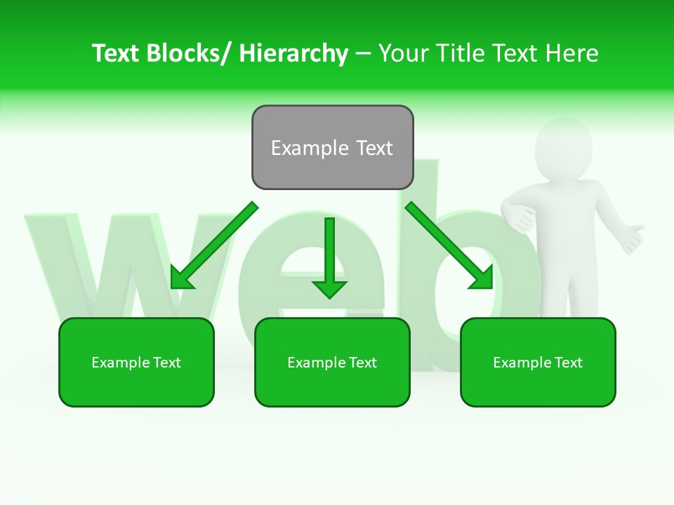 Elderly Caregiver Hold PowerPoint Template