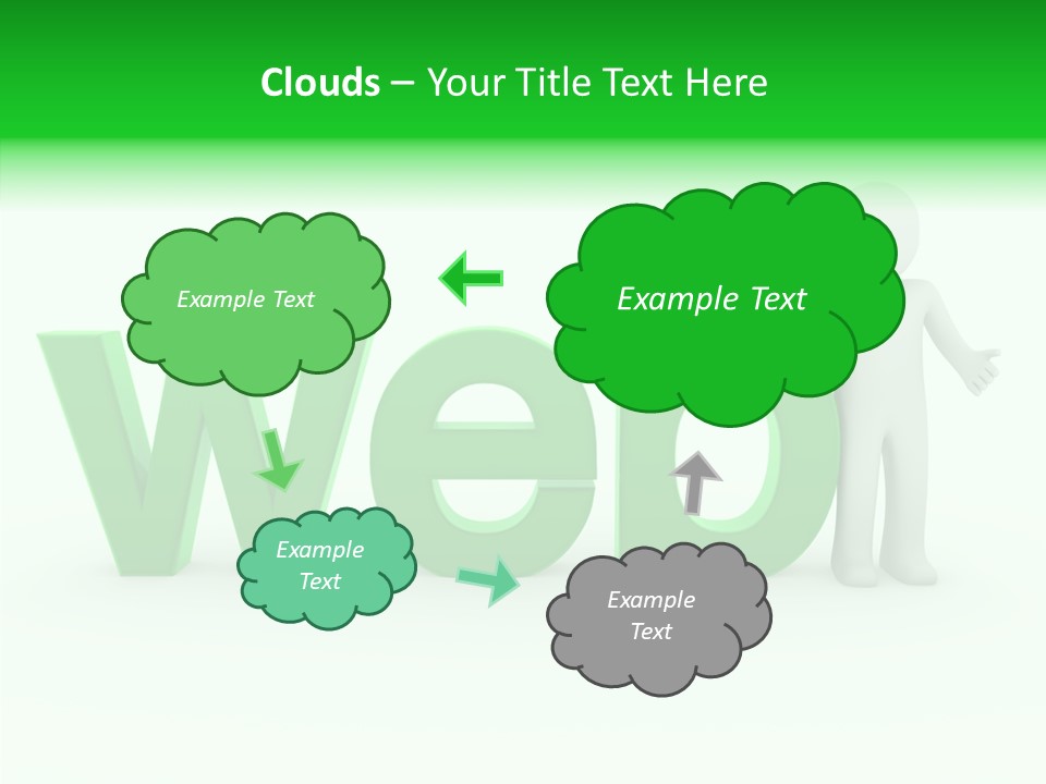 Elderly Caregiver Hold PowerPoint Template