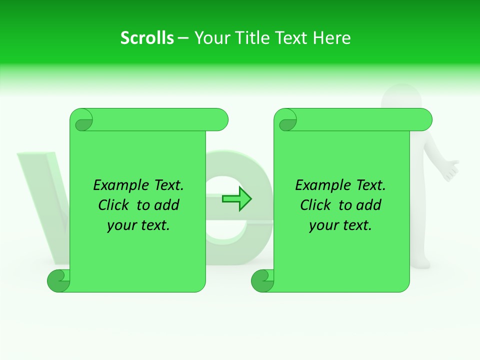 Elderly Caregiver Hold PowerPoint Template