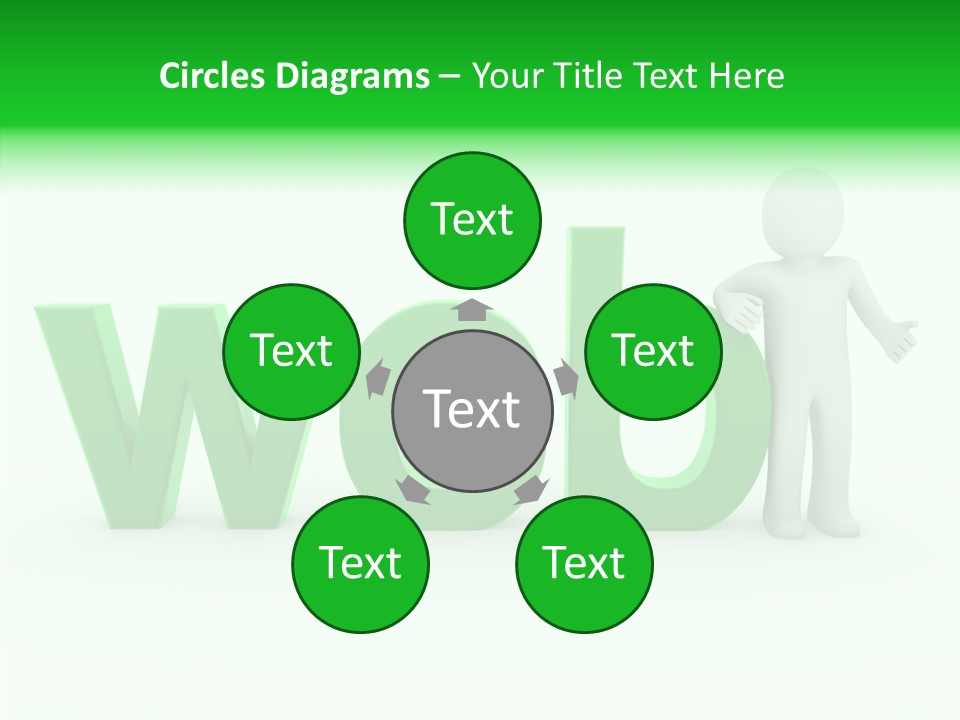 Elderly Caregiver Hold PowerPoint Template