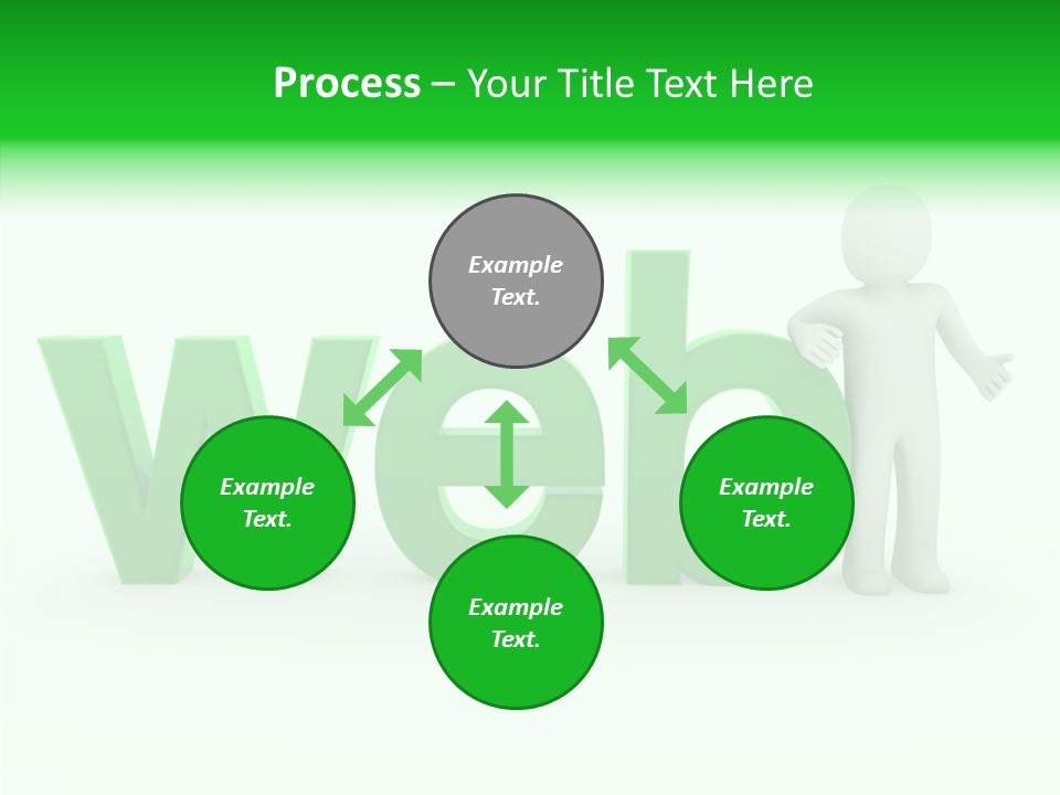 Elderly Caregiver Hold PowerPoint Template