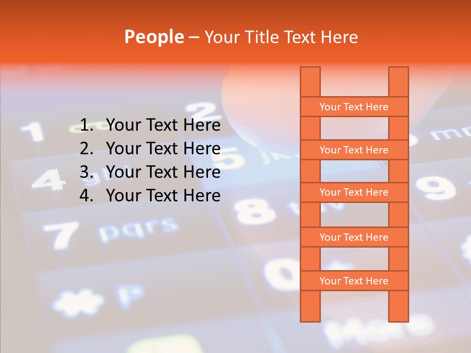 Young Hold Assist PowerPoint Template
