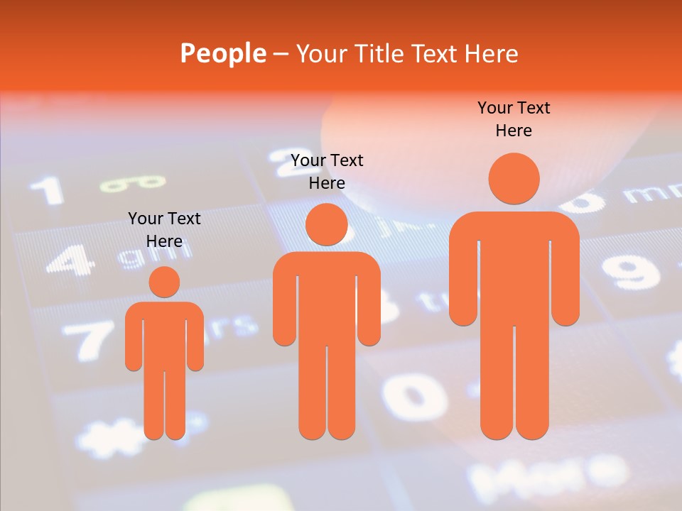 Young Hold Assist PowerPoint Template