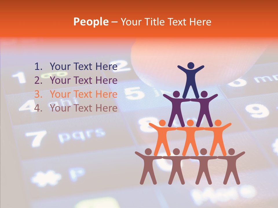 Young Hold Assist PowerPoint Template