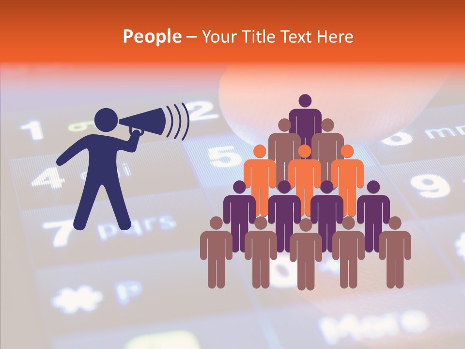 Young Hold Assist PowerPoint Template