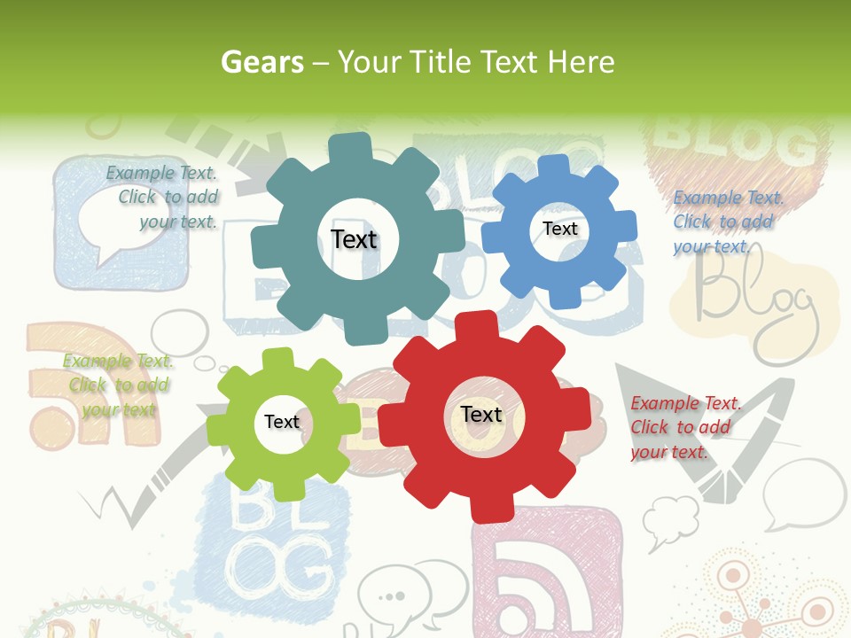 White Sharing Assist PowerPoint Template