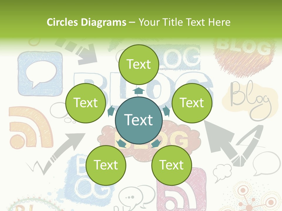 White Sharing Assist PowerPoint Template