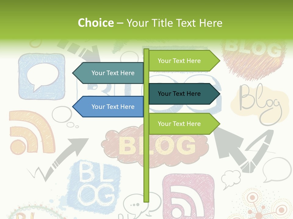 White Sharing Assist PowerPoint Template