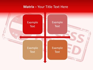 White Grandmother Holding Hands PowerPoint Template