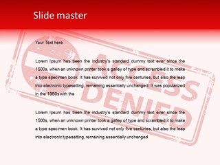 White Grandmother Holding Hands PowerPoint Template