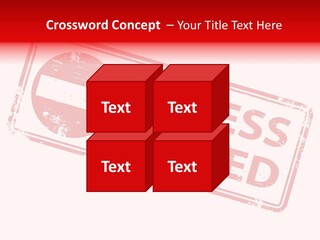 White Grandmother Holding Hands PowerPoint Template