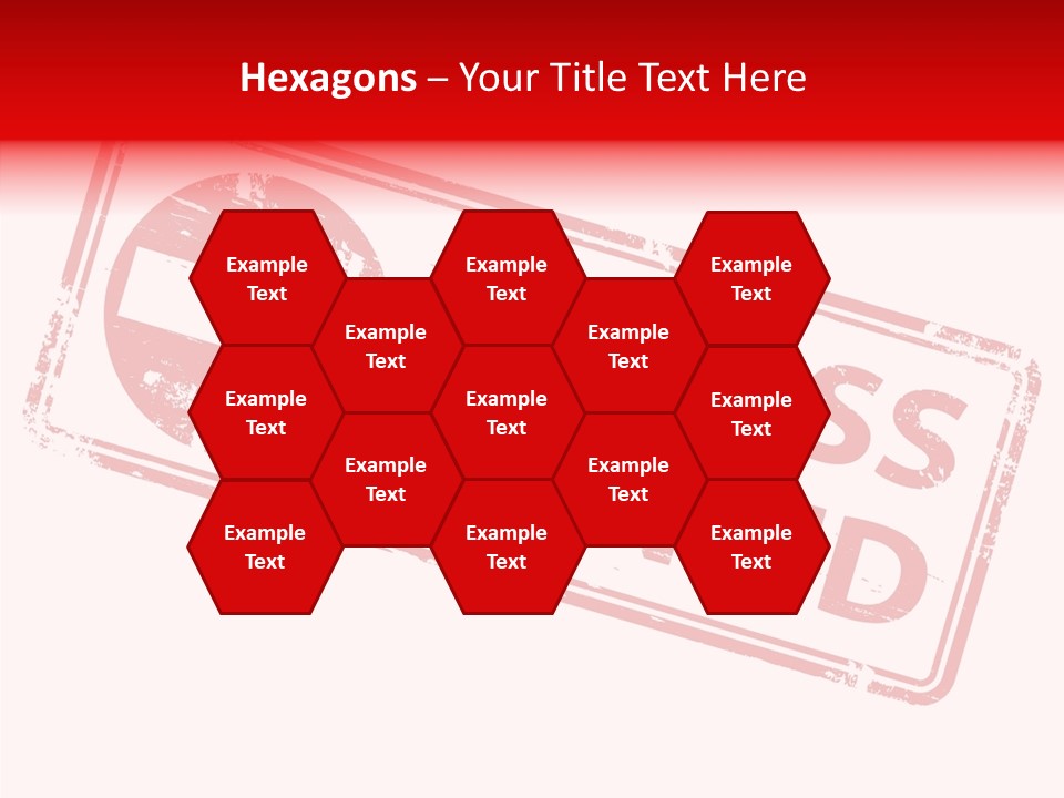 White Grandmother Holding Hands PowerPoint Template