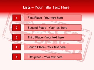 White Grandmother Holding Hands PowerPoint Template