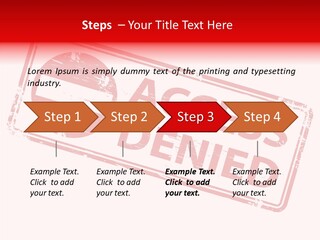 White Grandmother Holding Hands PowerPoint Template