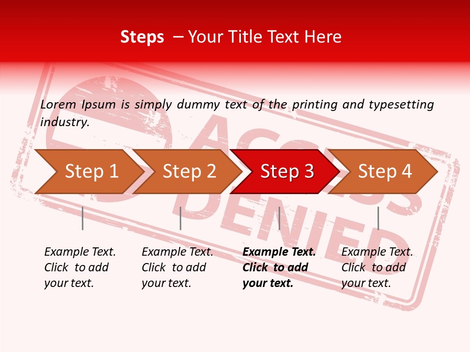 White Grandmother Holding Hands PowerPoint Template