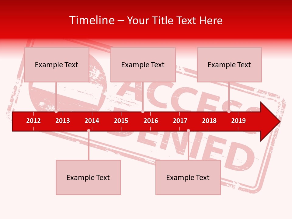 White Grandmother Holding Hands PowerPoint Template