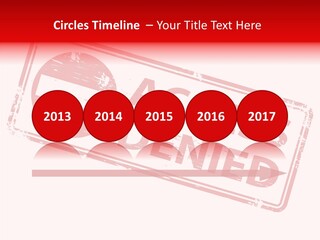 White Grandmother Holding Hands PowerPoint Template