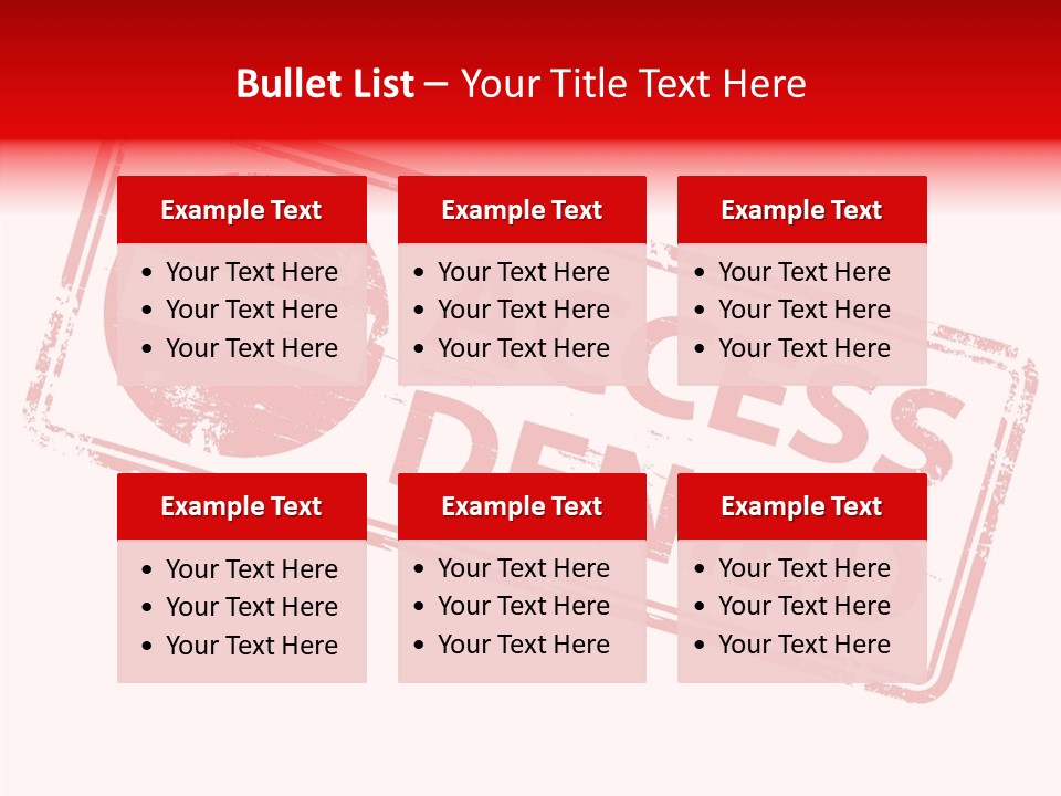 White Grandmother Holding Hands PowerPoint Template