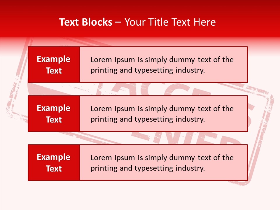 White Grandmother Holding Hands PowerPoint Template