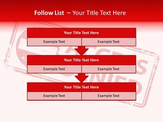 White Grandmother Holding Hands PowerPoint Template