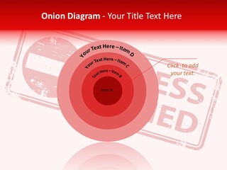 White Grandmother Holding Hands PowerPoint Template