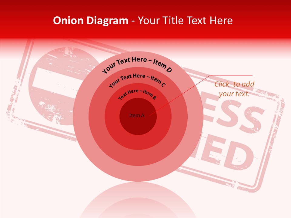 White Grandmother Holding Hands PowerPoint Template