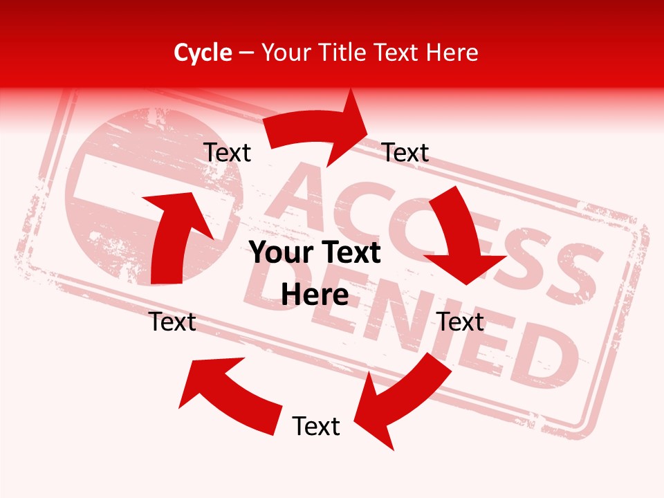 White Grandmother Holding Hands PowerPoint Template