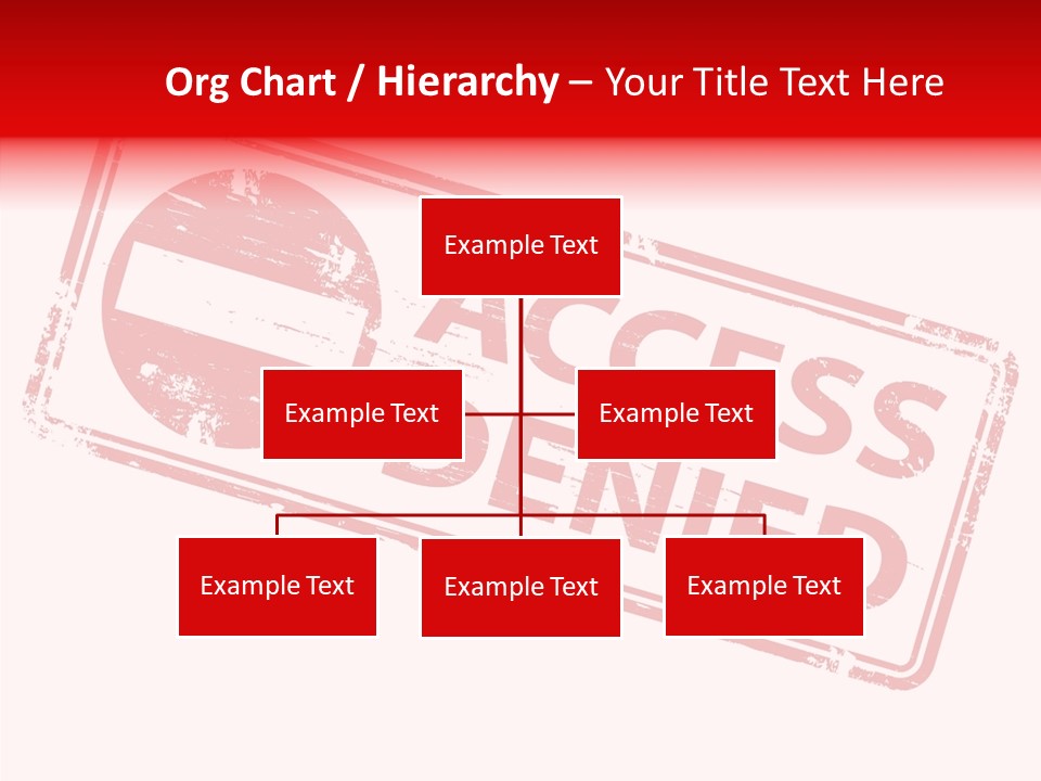 White Grandmother Holding Hands PowerPoint Template